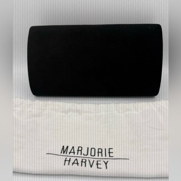 Velvet Clutch with Jeweled Handle by Marjorie Harvey NWOT - Picture 4 of 5